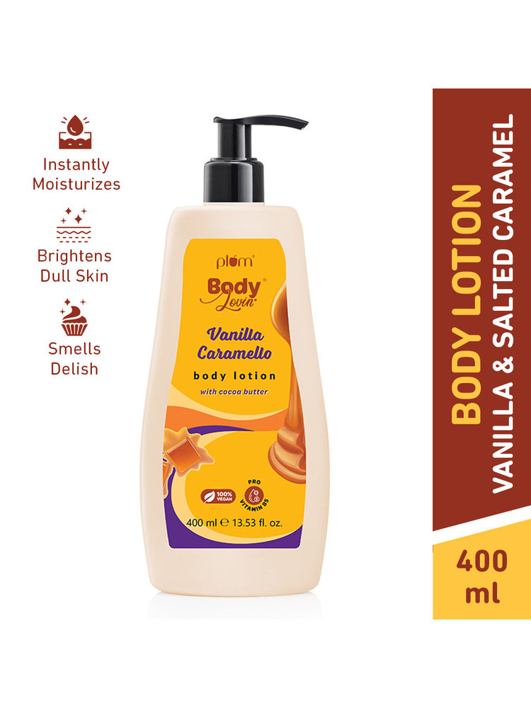 Plum BodyLovin' Vanilla Caramello Bestselling Body Lotion for Dry, Normal & All Skin type