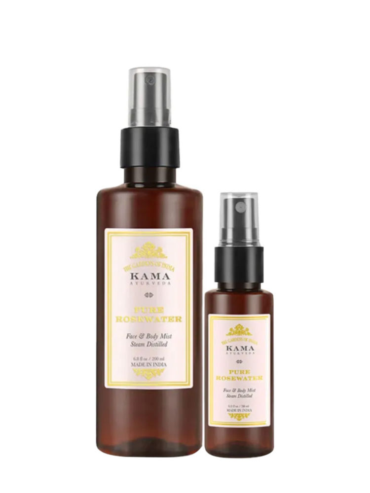 Kama Ayurveda Rose Water Full Size & Rose Water Mini Combo