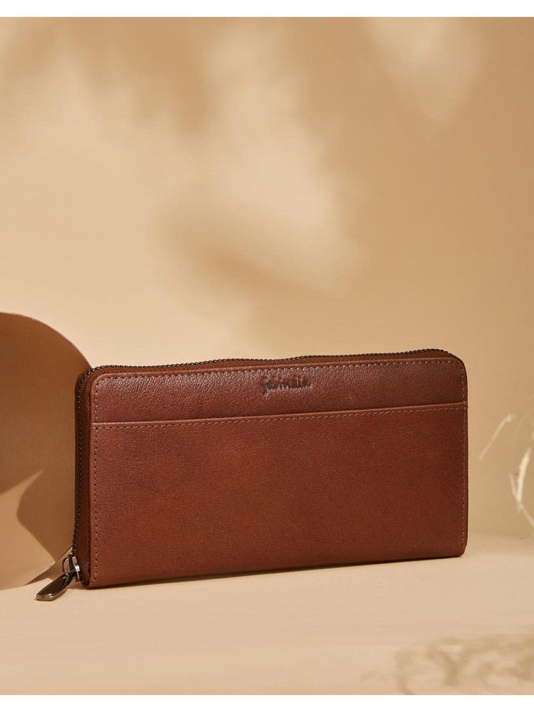 fabindia fashion Fabindia Brown Leather Wallet-picture-16