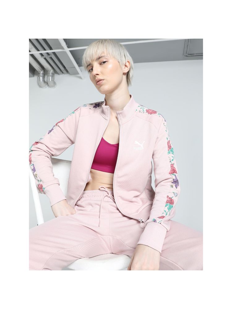 Puma Classics Petalia T7 Women's Pink Jacket-picture-28
