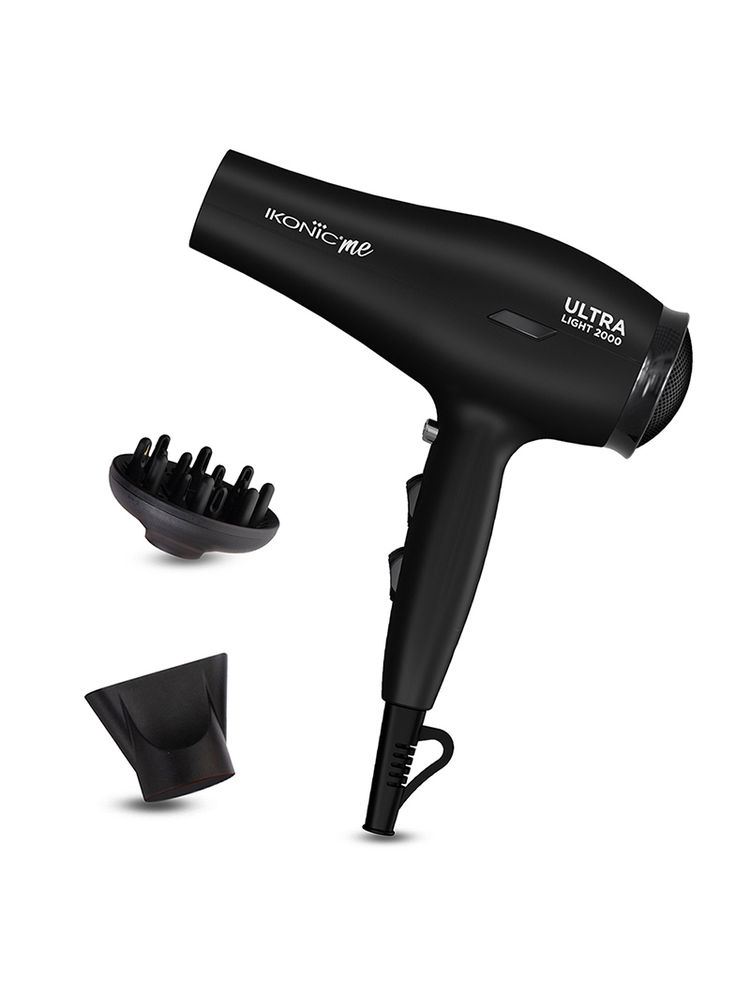 Ikonic Me Ultralight 2000 Hair Dryer - Black