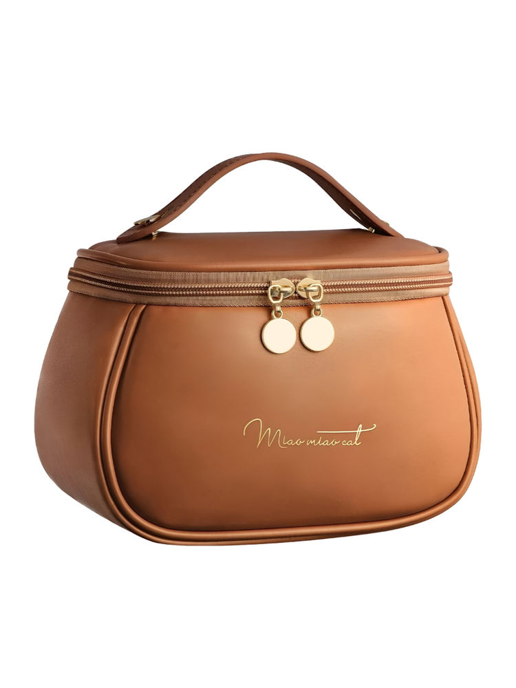 Matra Travel Makeup Organizer Cosmetics Bag With Handle Multipurpose Toiletry & Vanity Pouch