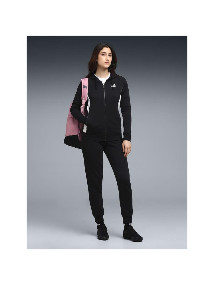 Puma Womens Fleece Full-Zip Hooded Sweat Suit-picture-10