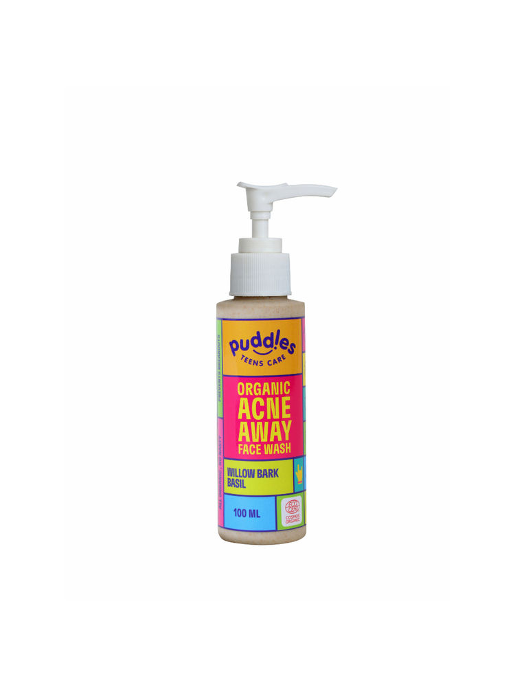 Puddles Teens Organic Acne Away Face Wash