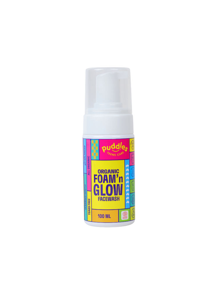 Puddles Teens Organic Foam n Glow Face Wash