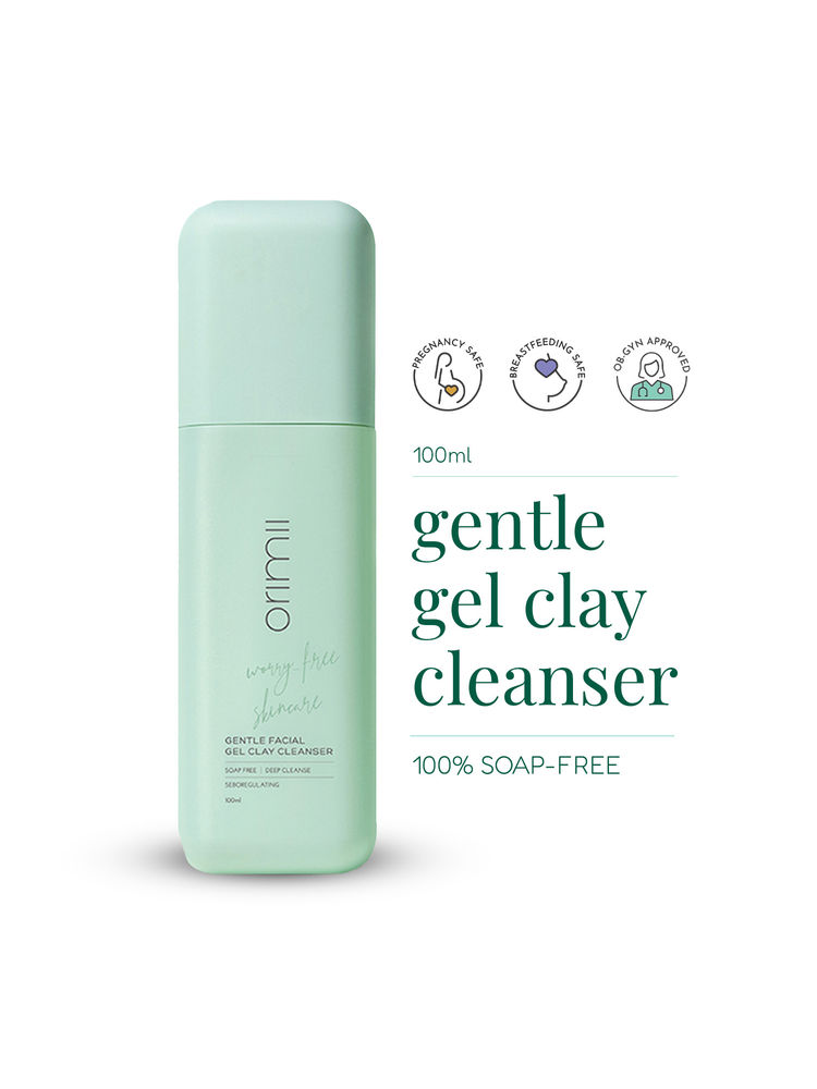 Orimii Soap Free Gentle Cleansing Face Wash for Oil & Acne Control -Non Comedogenic, Pregnancy Safe