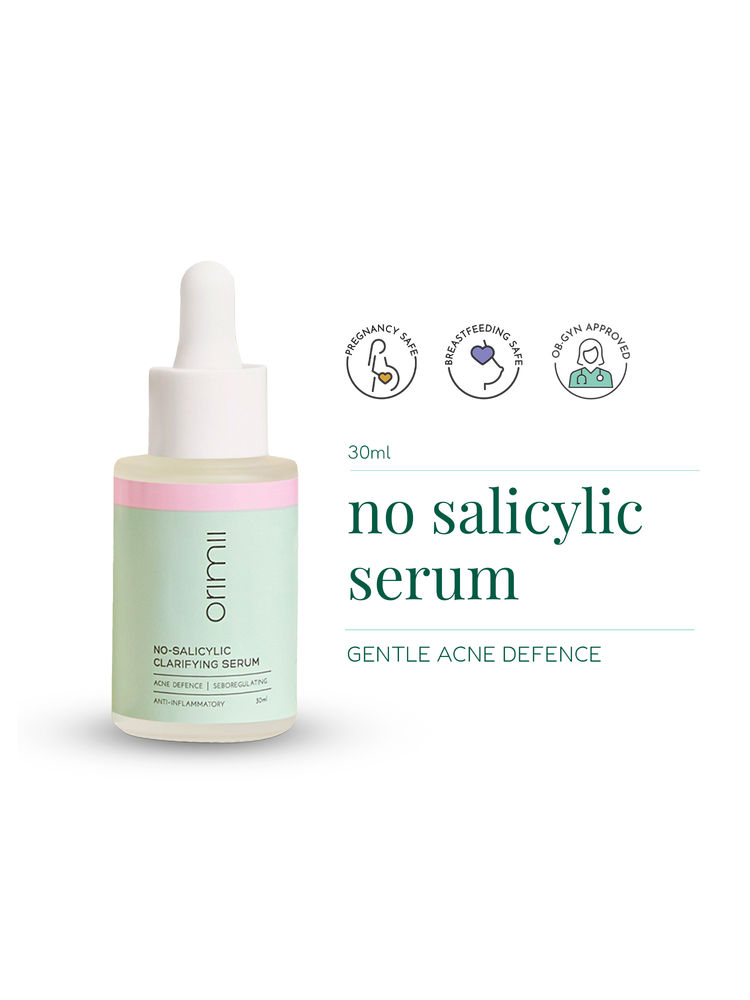 Orimii No Salicylic Clarifying Face Serum For Acne Control - Non Comedogenic, Pregnancy Safe