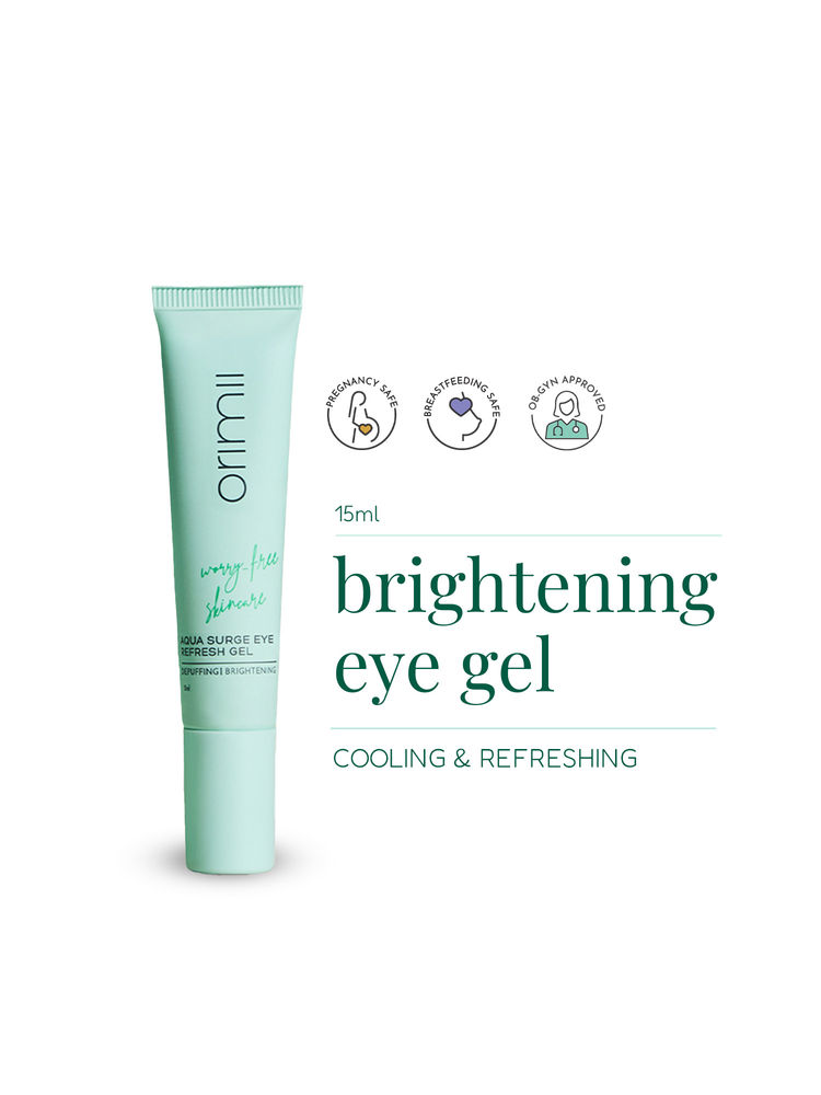 Orimii Under Eye Cream for Dark Circles/Vit C-Fragrance Free, Non Comedogenic, Pregnancy Safe