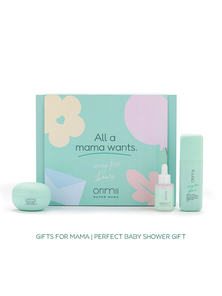 Orimii All A Mama Wants Gift Box for Mother’s Day – Skincare Gift Set for Expecting & New Moms