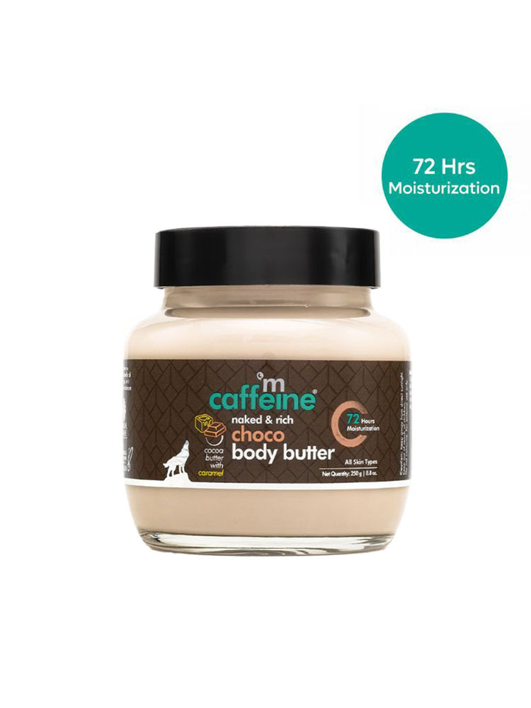 MCaffeine Choco & Shea Body Butter - 72Hrs Moisturization & Stretch Marks Reduction