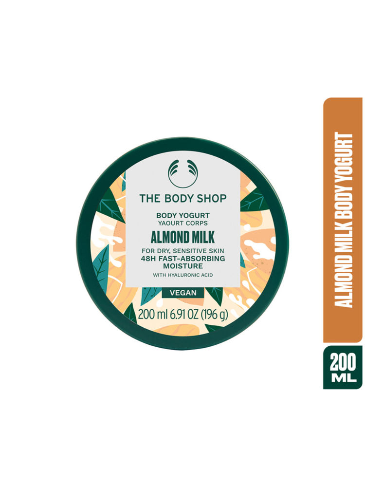 The Body Shop Almond Milk Body Yogurt, 48-Hour Hydration, For Sensitive Skin