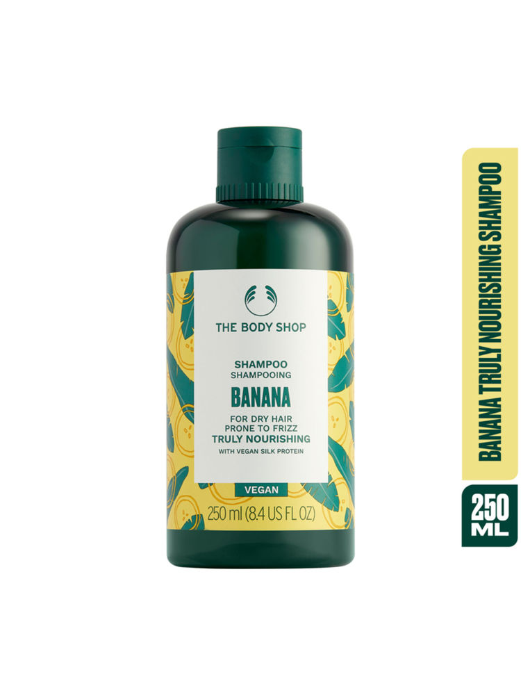 The Body Shop Banana Nourishing Shampoo, Repairs Frizz, Organic Banana Puree-picture-18