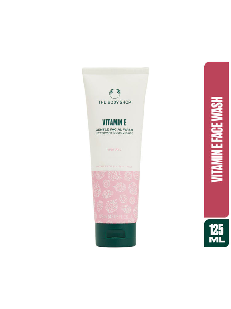 The Body Shop Vitamin E Gentle Facial Wash Cleanses & Hydrates All Skin Types Non-Drying Formula-image-20