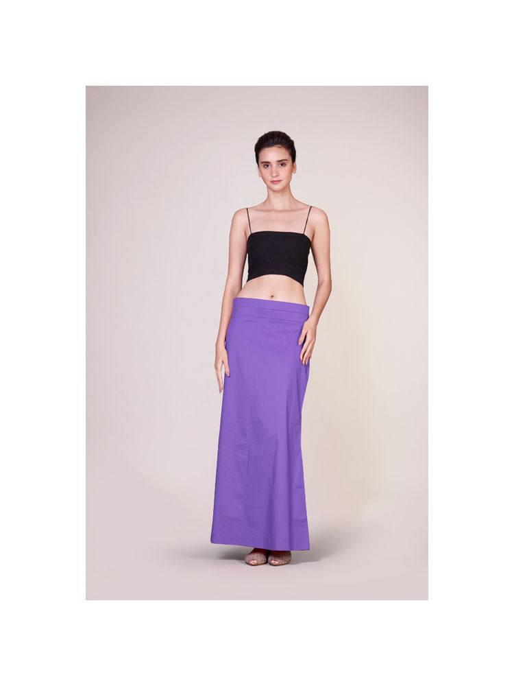 I AM BY DOLLYJAIN Light-purple Cotton Lycra D Coat Simple With Extender-picture-30
