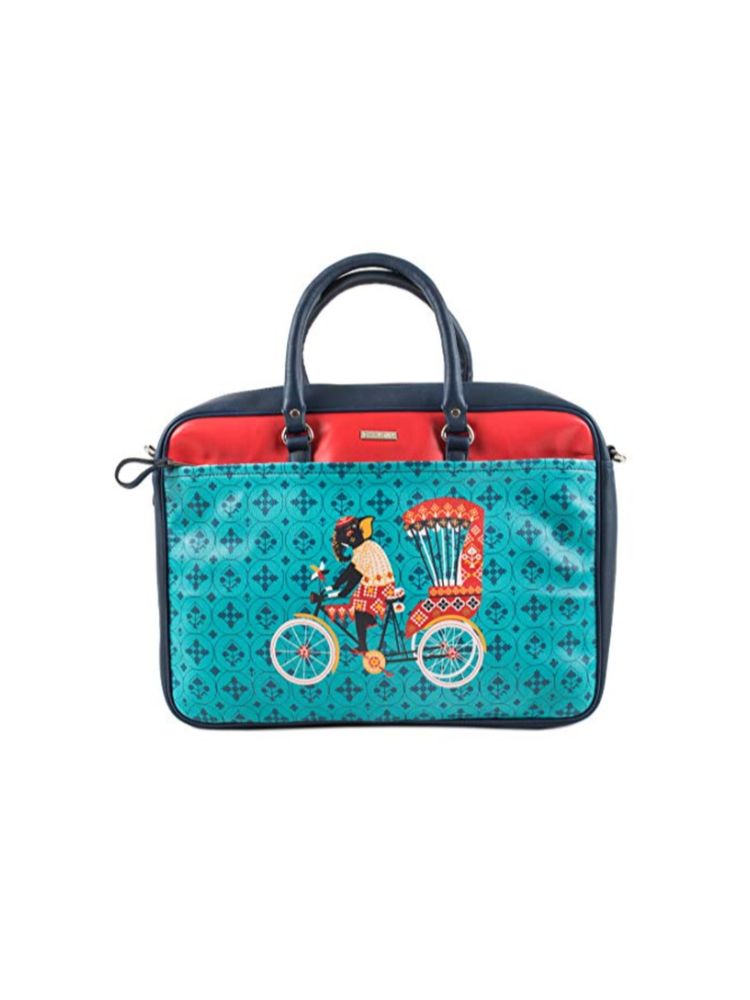 Chumbak Elephant On Rickshaw Laptop Bag-picture-17