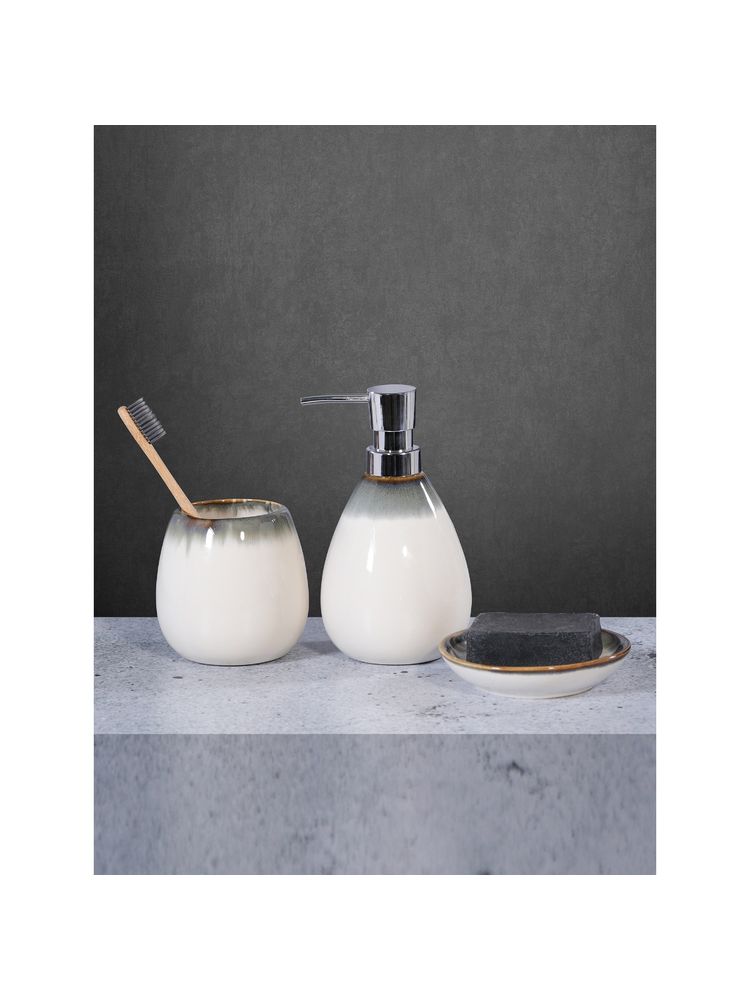 OBSESSIONS Cream Ceramic Luxury Bathroom (Set of 3)-picture-25