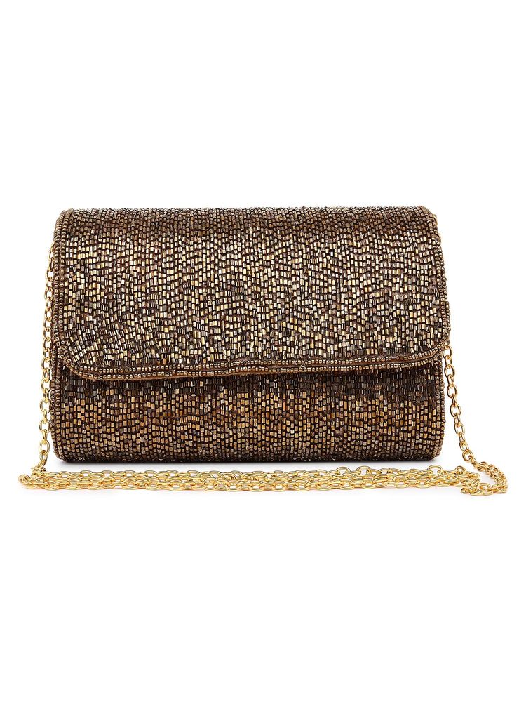 Tarini Nirula Camellia Copper Sling Bag-picture-13