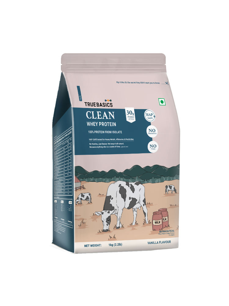 TrueBasics Clean Whey 100% Protein Isolate Powder - Vanilla-picture-39