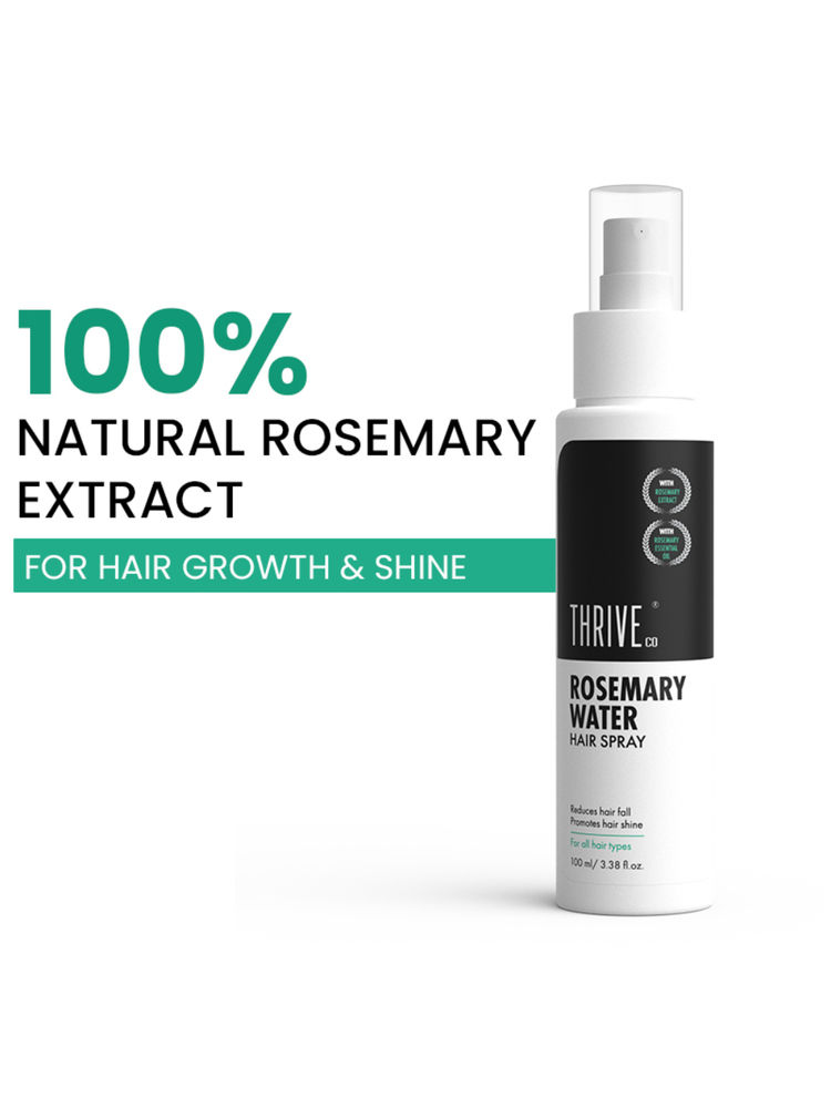 Thriveco 100% Natural Rosemary Water Hair Spray With Rice Water & Hyaluronic Acid For Frizz Control-picture-49