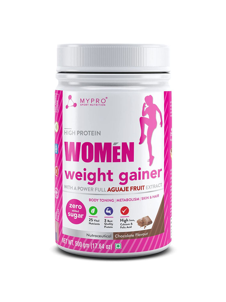 MYPRO SPORT NUTRITION High Protein Women Weight Gainer Chocolate Flavor For Women-picture-18