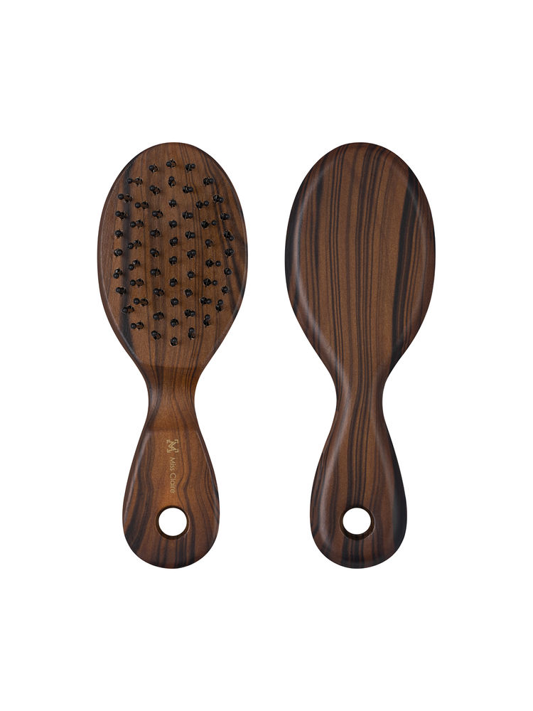 Miss Claire V18120F Flat Hair Brush - Small - Ebony-picture-28