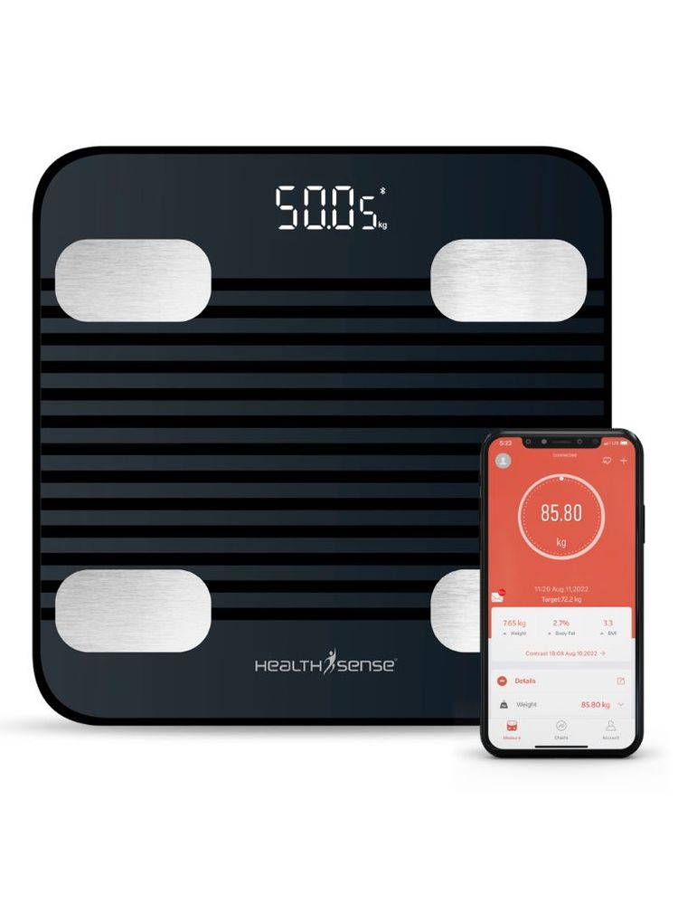 HealthSense Bs171 Fitdays Smart Bluetooth Scale