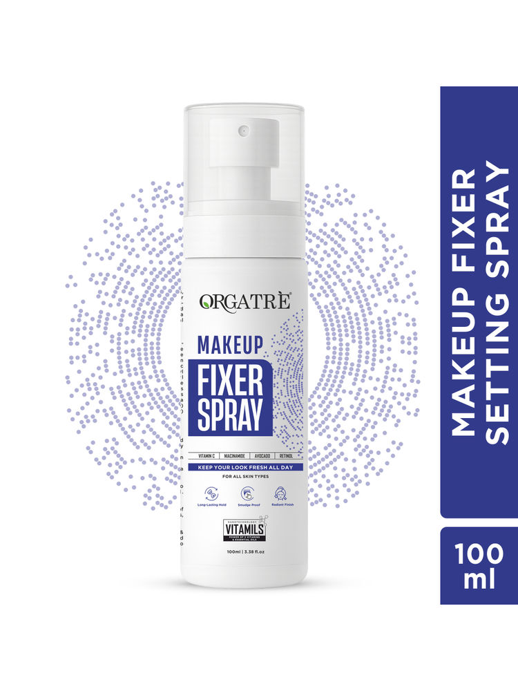Orgatre Makeup Fixer Setting Spray - Long-Lasting, Smudge-Proof & Lightweight Formula Primer-picture-7