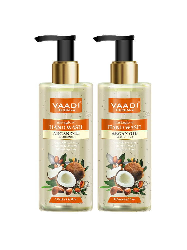 Vaadi Herbals Instaglow Argan Oil & Coconut Hand Wash - Pack Of 2-picture-46