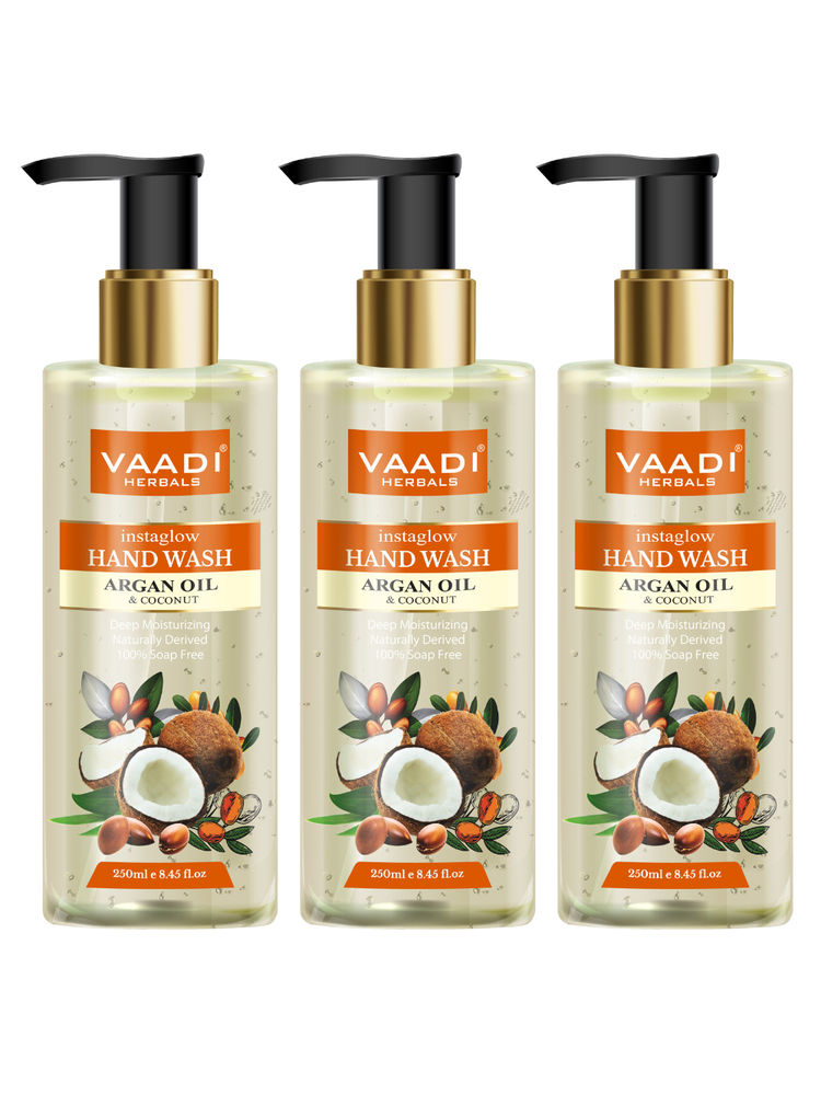 Vaadi Herbals Instaglow Argan Oil & Coconut Hand Wash - Pack of 3-image-39