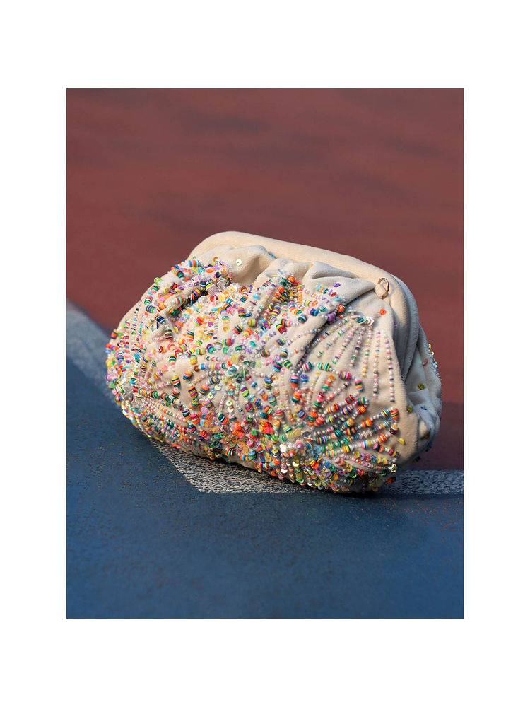 AYE VI Candy Ruched Clutch-image-0