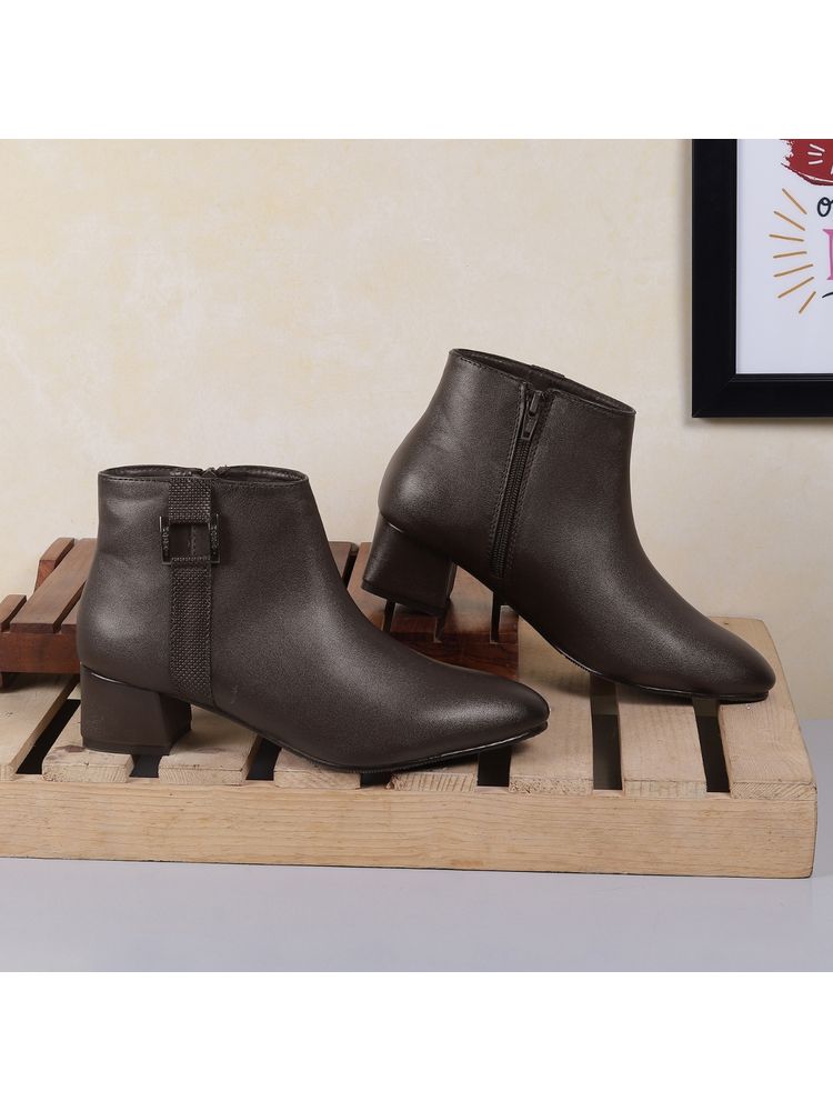Mochi Women Brown Casual Boots-picture-36