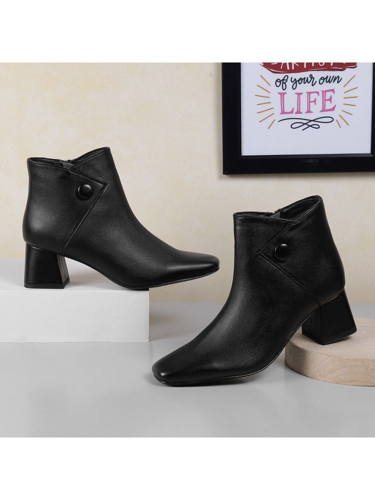 Metro Women Black Casual Boots-picture-28