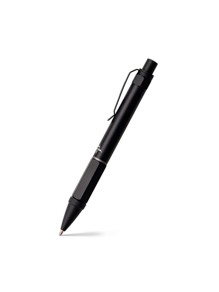 Fisher Space Clutch Anodised Aluminium Ballpoint pen with Clip - Matte Black-image-41