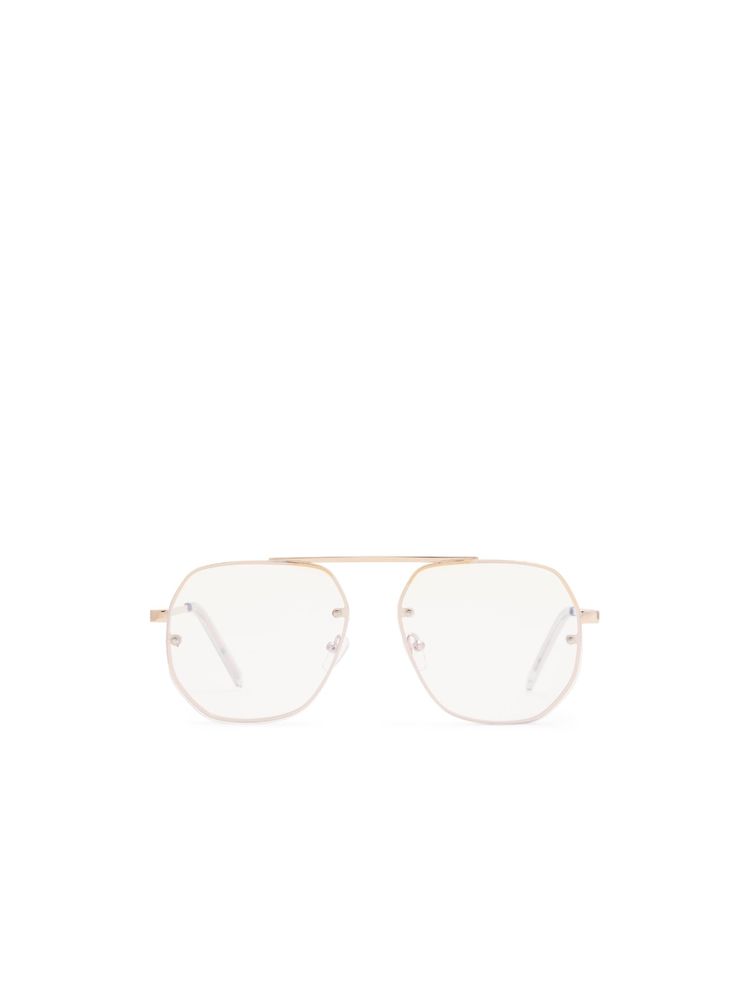 Aldo Men Clear Lens Aviator Sunglasses - DIPRION710-picture-10
