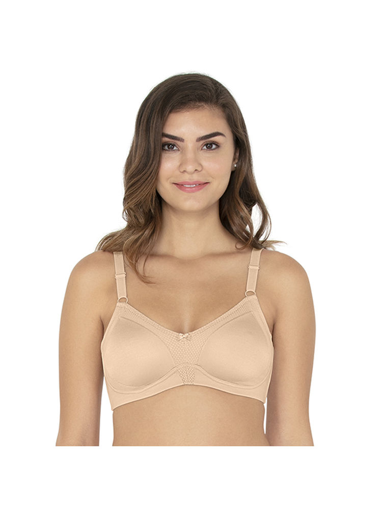 Amante Minimizer Non-Padded Non-Wired High Coverage Bra - Nude-picture-22