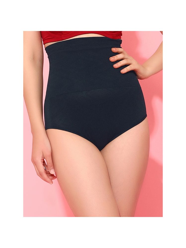 Clovia Tummy Tucker With Silicon Grips - Navy-picture-11