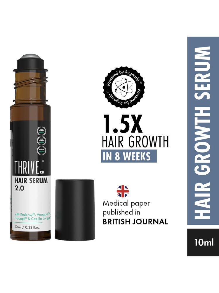 ThriveCo Hair Growth Serum Roll On 2.0 With Redensyl, Rosemary, Procapil, AnaGain & Hyaluronic Acid-picture-8