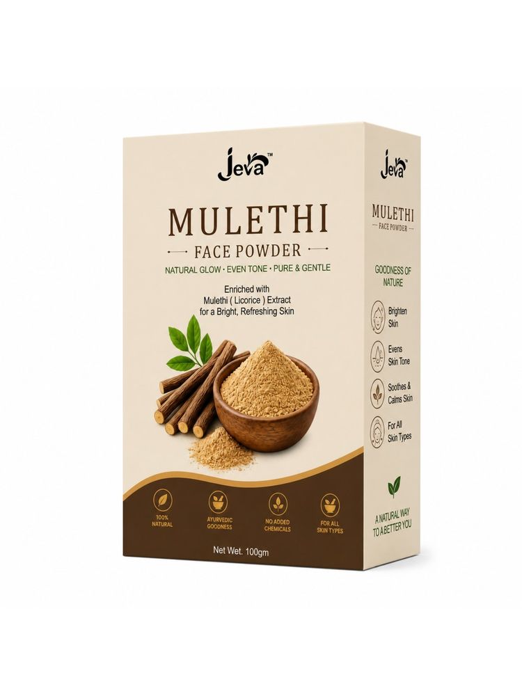 Jeva Mulethi Face Powder Natural Glow & Skin Brightening-picture-28