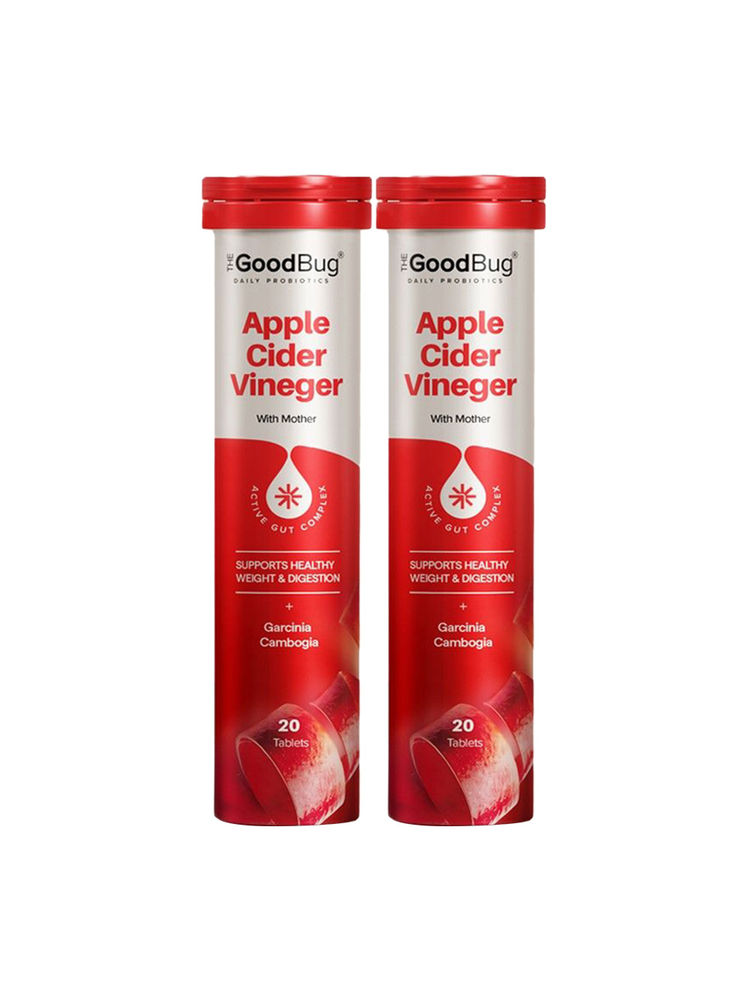 The Good Bug Apple Cider Vinegar Effervescent Tablet With Mother - Pack Of 2-image-36