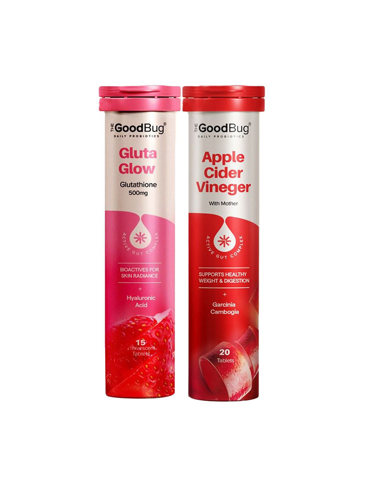 The Good Bug ACV + Gluta Glow Effervescent Tablets Combo-image-11