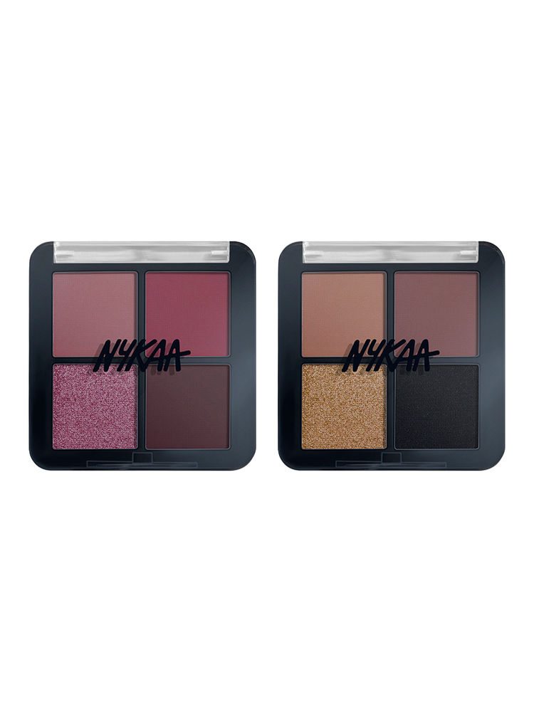Nykaa Cosmetics Day To Date Quad Squad 4 in 1 Eyeshadow Palette Brunch Party + Night Out-picture-18