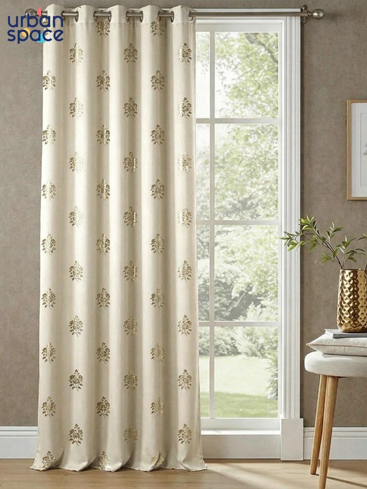 Urban Space 100% Blackout Foil Curtain - Avni Beige-picture-21