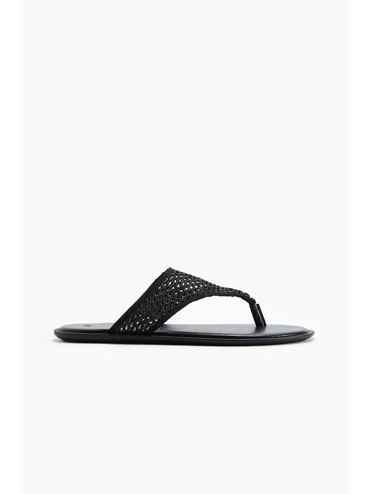 H&M Women Black Braided Flats-picture-25
