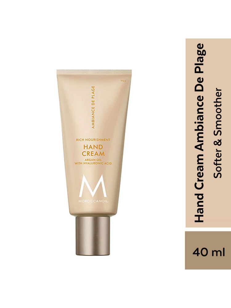 Moroccanoil Hand Cream Ambiance De Plage Argan Oil Shea Butter Hydrates Soft Moisturized Hands