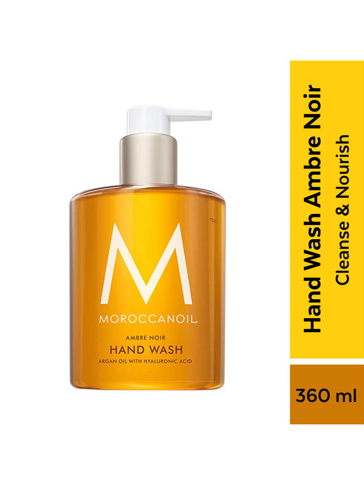 Moroccanoil Hand Wash Ambre Noir |Argan Oil & Hyaluronic Acid |Hydrating Cleanser Moisturizes Hands-image-6