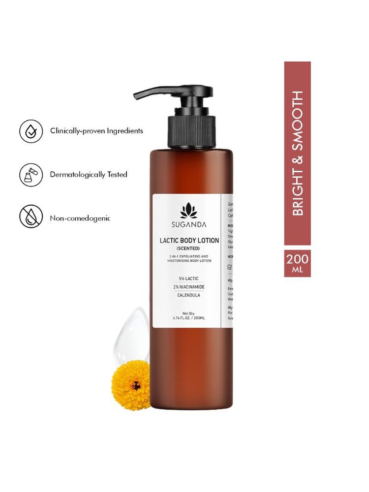 Suganda Lactic Body Lotion Daily Lotion For Brightening Skin Scented-picture-11