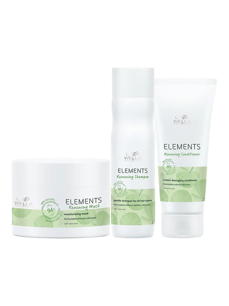 Wella Professionals Elements Shampoo + Conditioner + Mask Combo-picture-21