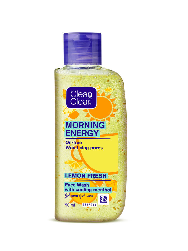 Clean & Clear Morning Energy Lemon Fresh Face Wash - Gentle Cleanser with Menthol for Oily Skin-picture-23
