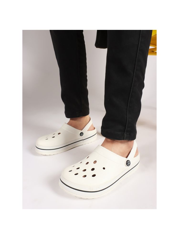 Carlton London Women Off White Round Toe Clogs-image-29