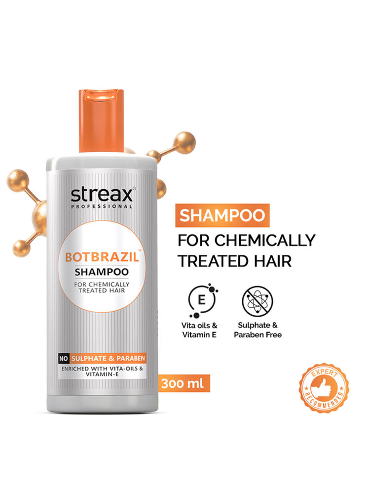 Streax Professional BotBrazil Nourishing Combo (Shampoo + Mask)-picture-24